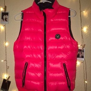 Neon pink American eagle thermal vest! Brand new:)